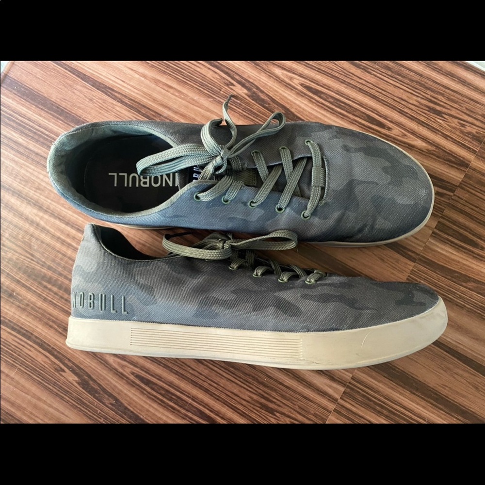 Nobull camouflage trainer shoes Size 12.5